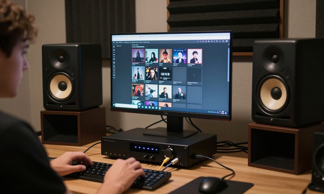 Managing local high-resolution music library