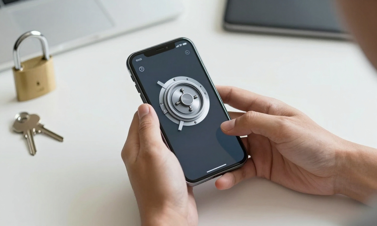 Local security vault app on smartphone