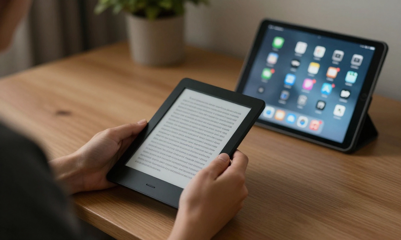 Focused reading on e-reader versus distracted tablet use