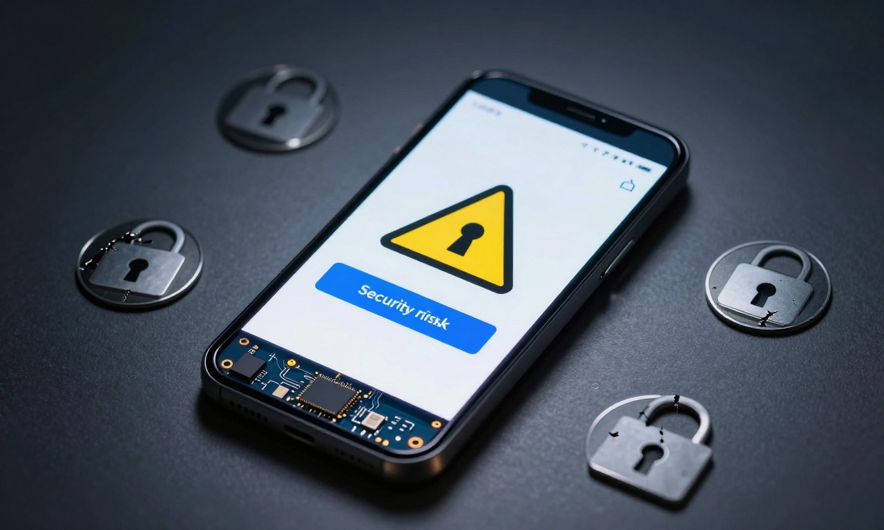 Smartphone security risks and hardware vulnerabilities