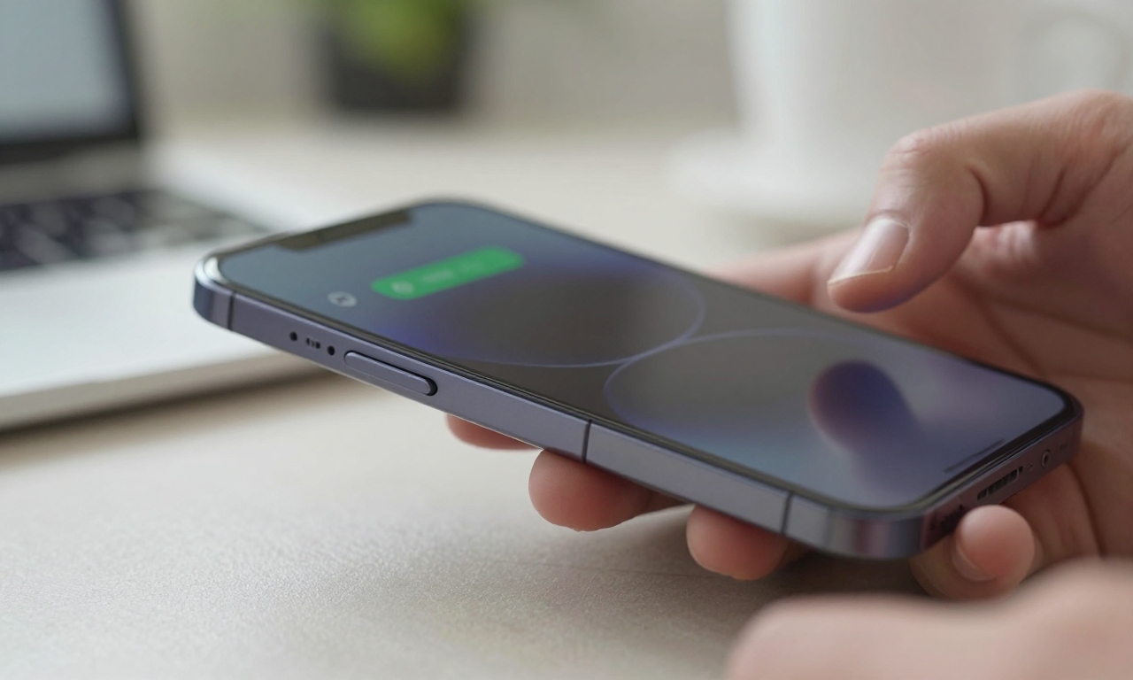 Smartphone with hardware kill switches visible