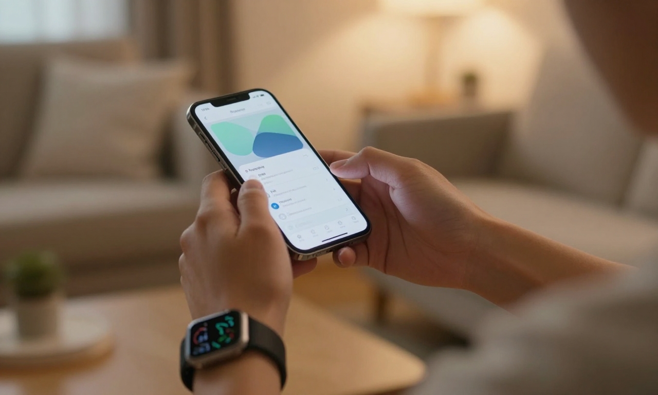 Adjusting wearable privacy settings on phone