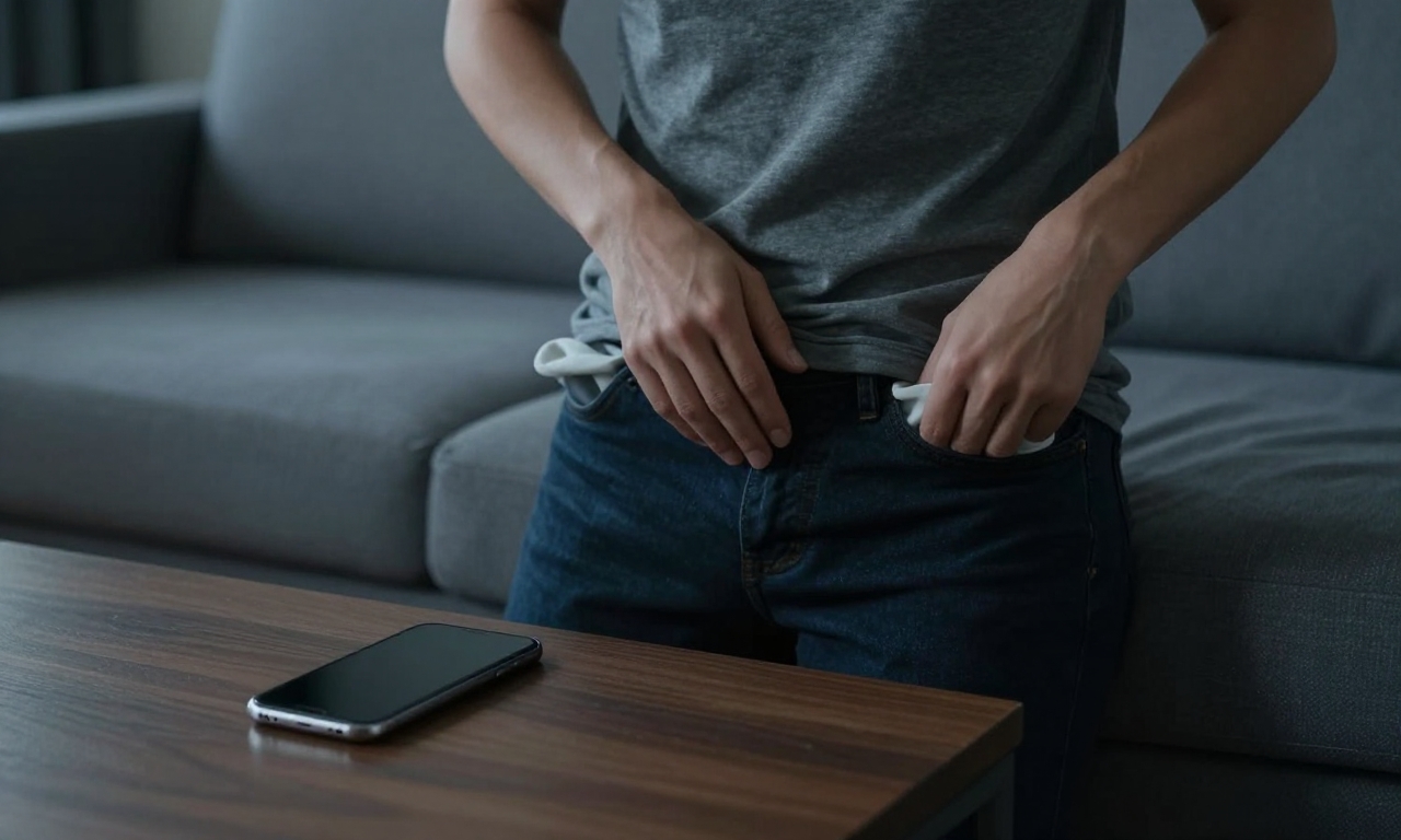 Person experiencing smartphone withdrawal symptoms