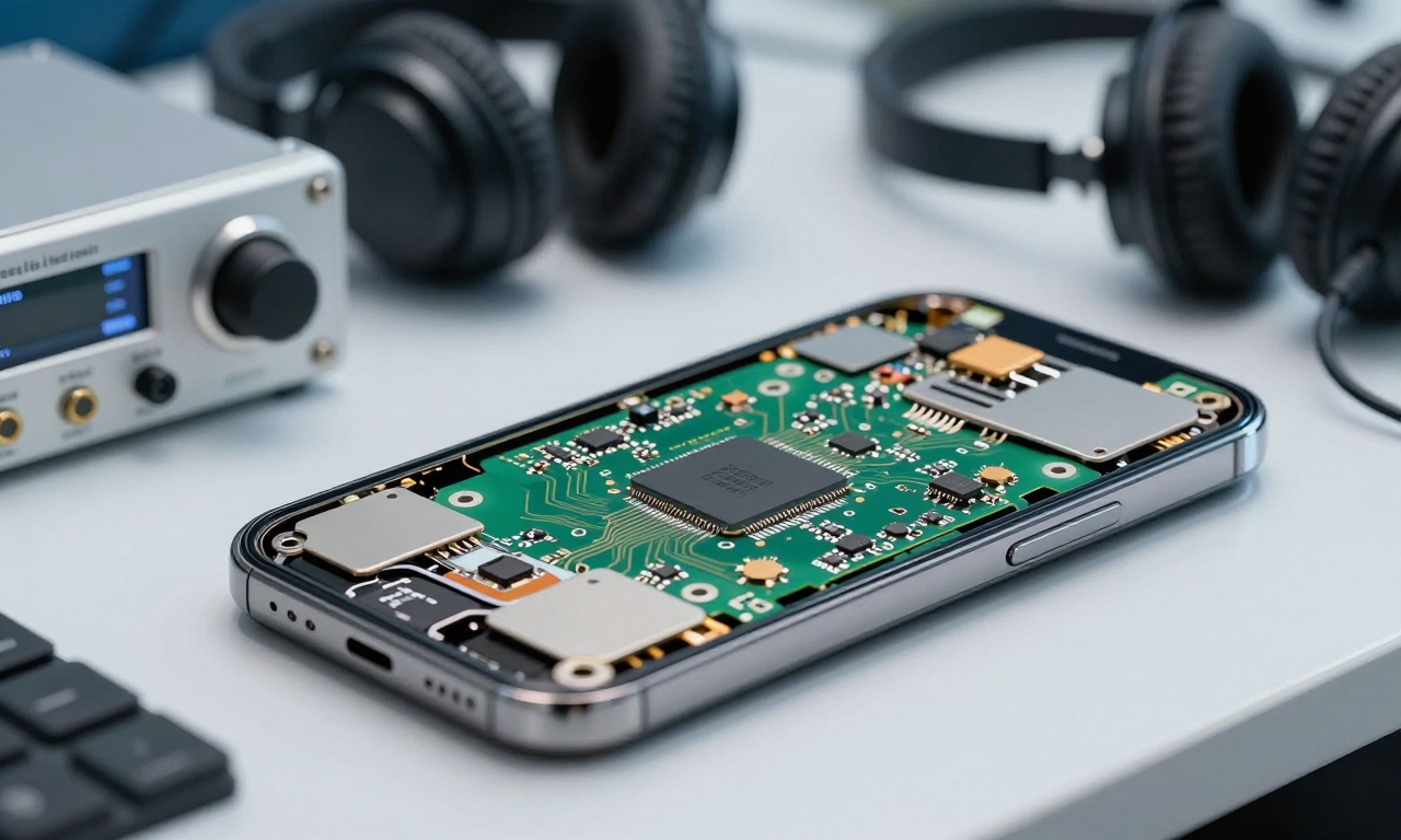 Smartphone audio technology components and DAC chip
