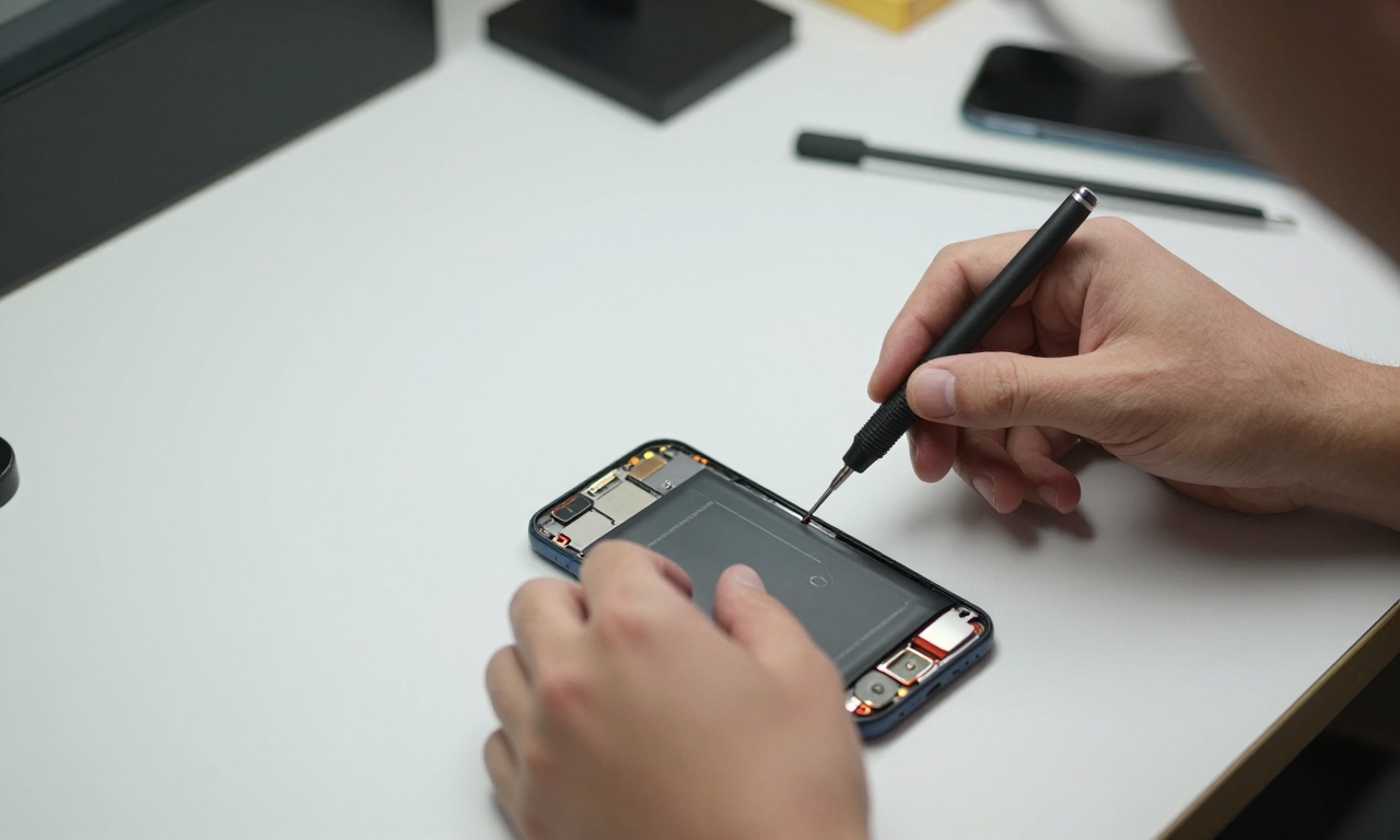 Smartphone battery replacement process