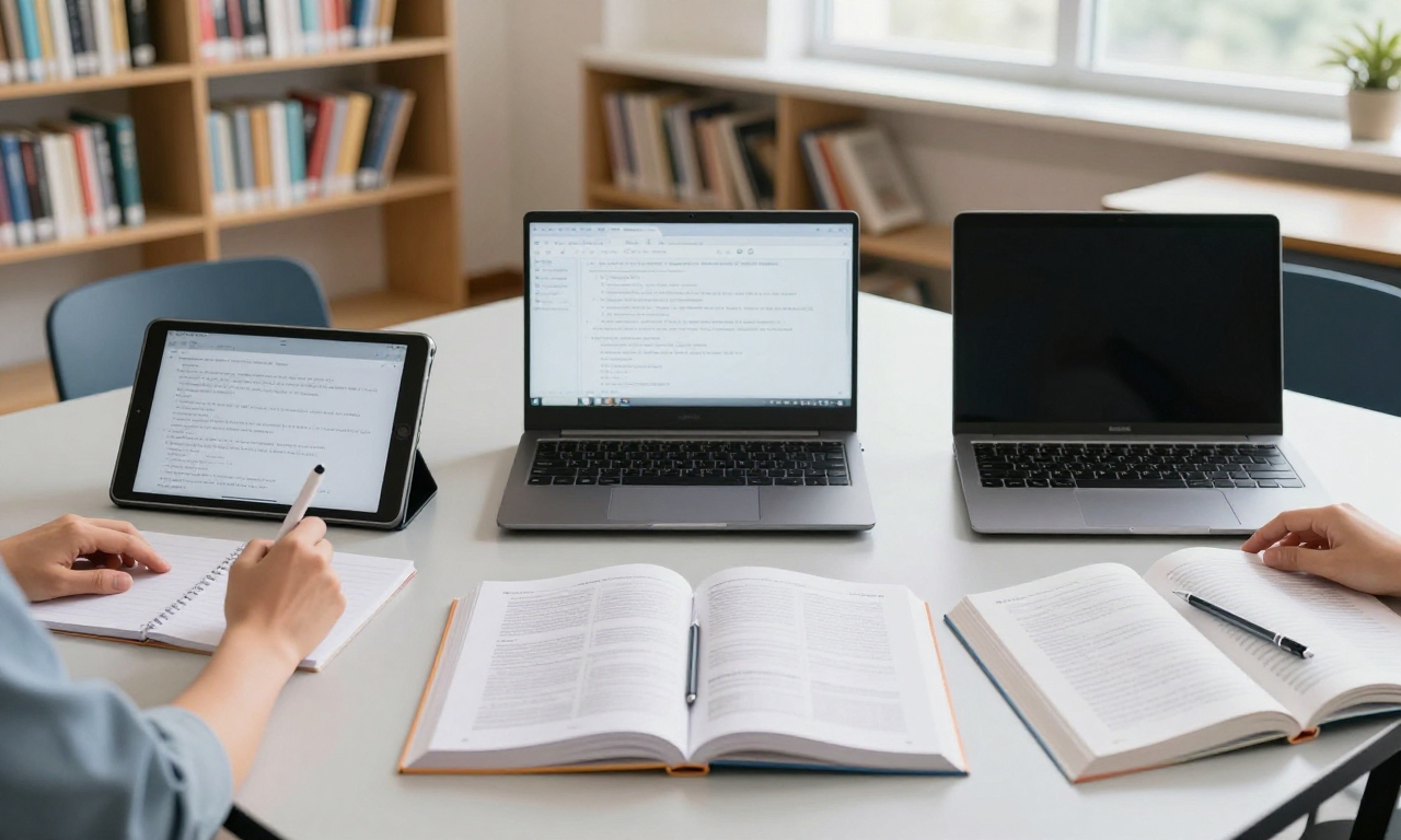 tablets laptops traditional materials comparison