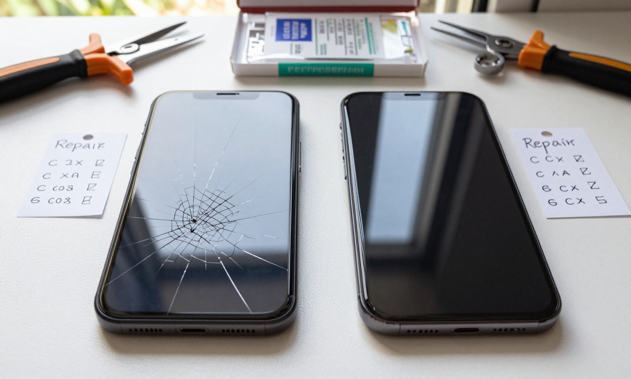 Cost comparison of home versus professional smartphone repair