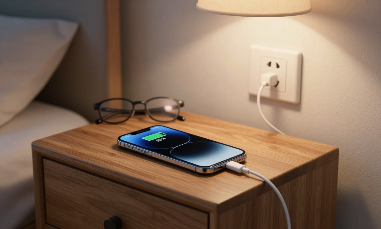 iPhone 16e charging after day of use