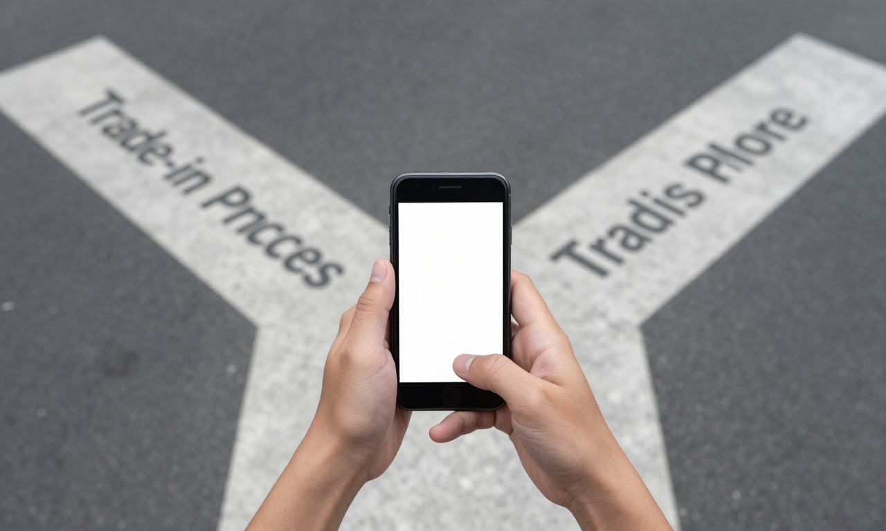 Decision-making about smartphone trade-in options