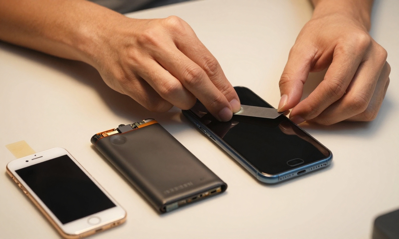 Consumer performing multiple smartphone repairs