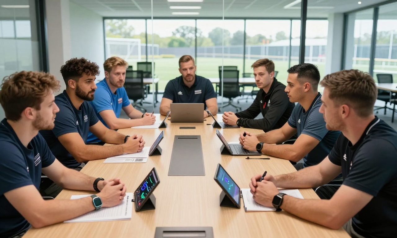 Sports professionals debating biometric data privacy