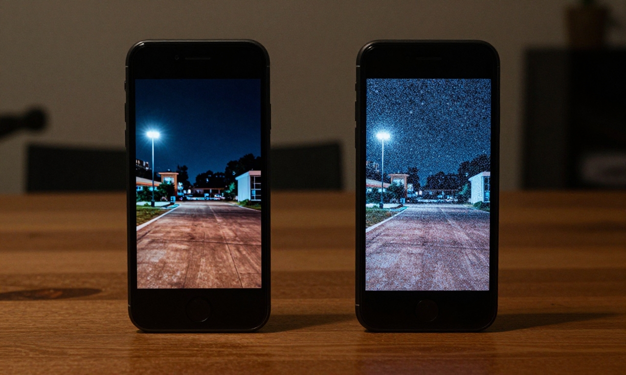 smartphone low-light performance comparison