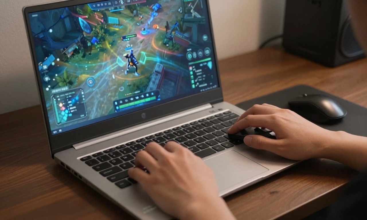 Gaming on AI-optimized laptop