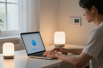 Ambient AI enhancing productivity in a modern home office