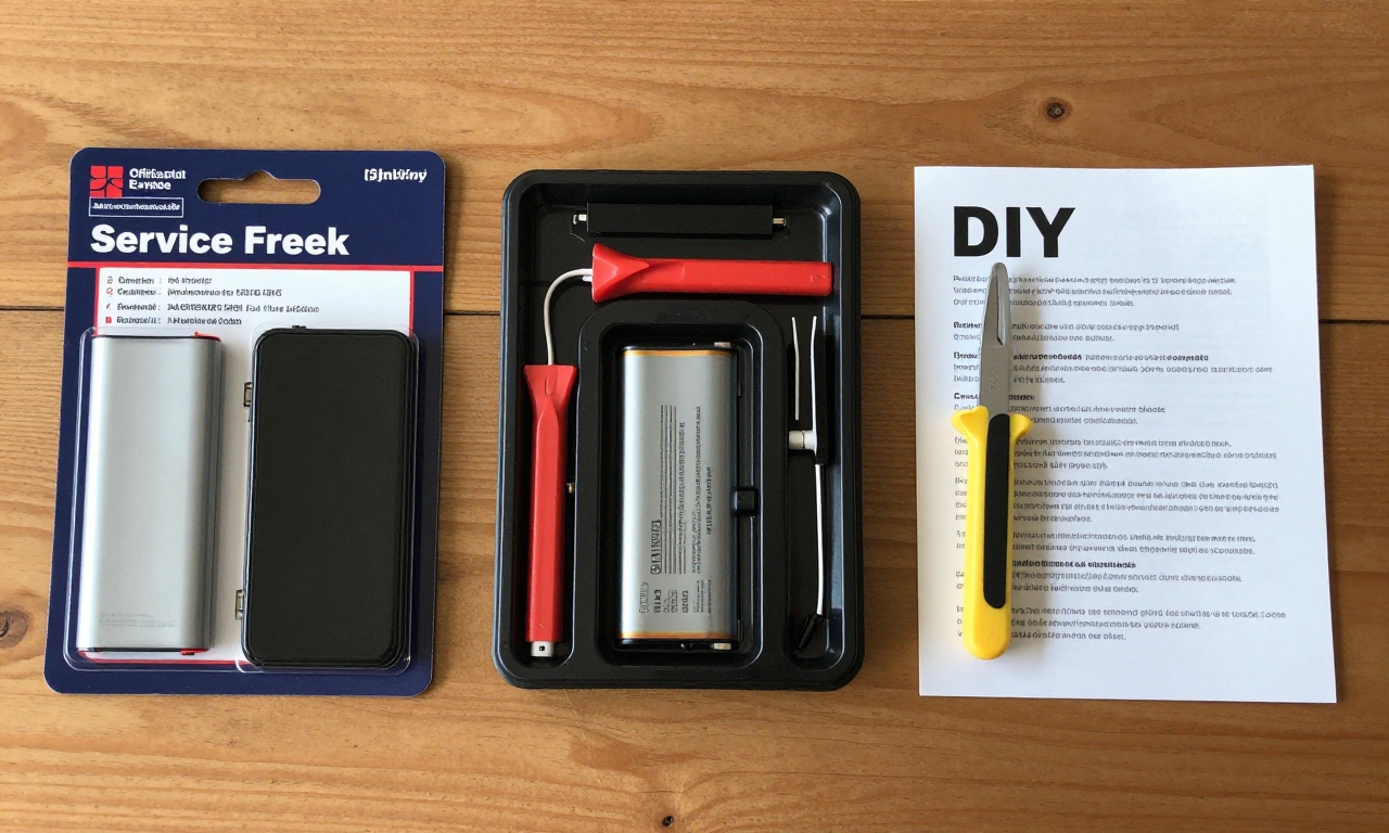 Three battery replacement options comparison