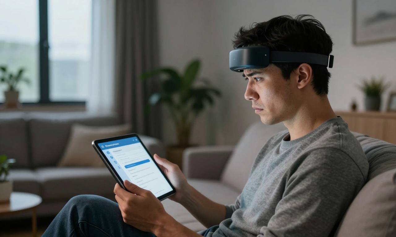 Person concerned about neurotech data privacy