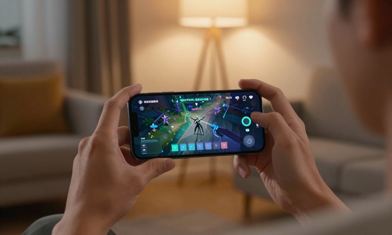 Gaming with AI assistant on smartphone