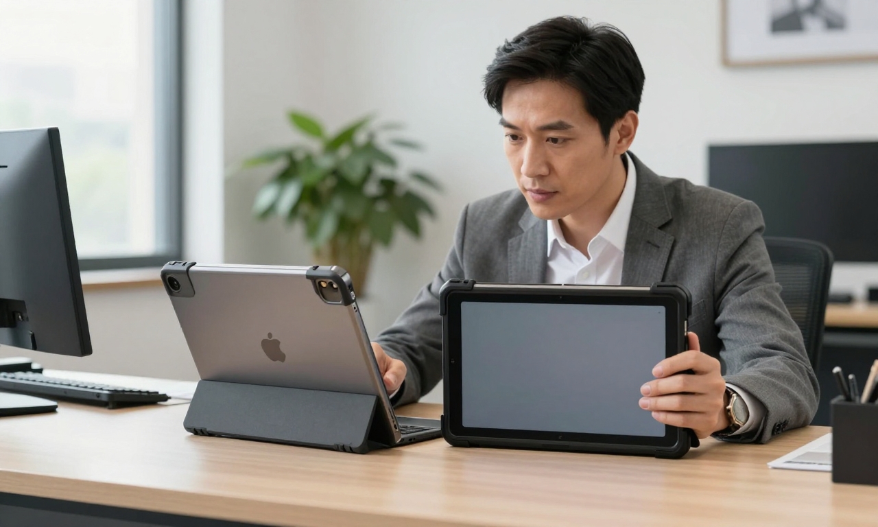 Comparison of consumer and rugged tablets in office