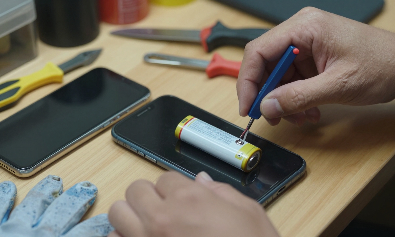 DIY battery replacement hazards demonstration