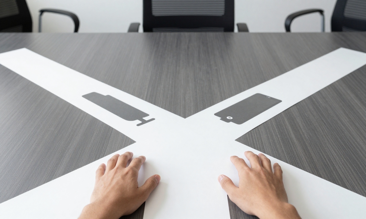 Person deciding between integrated versus open ecosystems