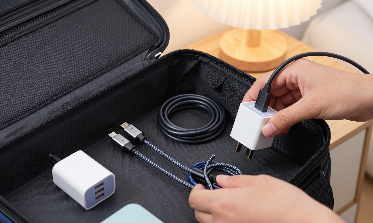 Organized USB-C cables for different daily situations