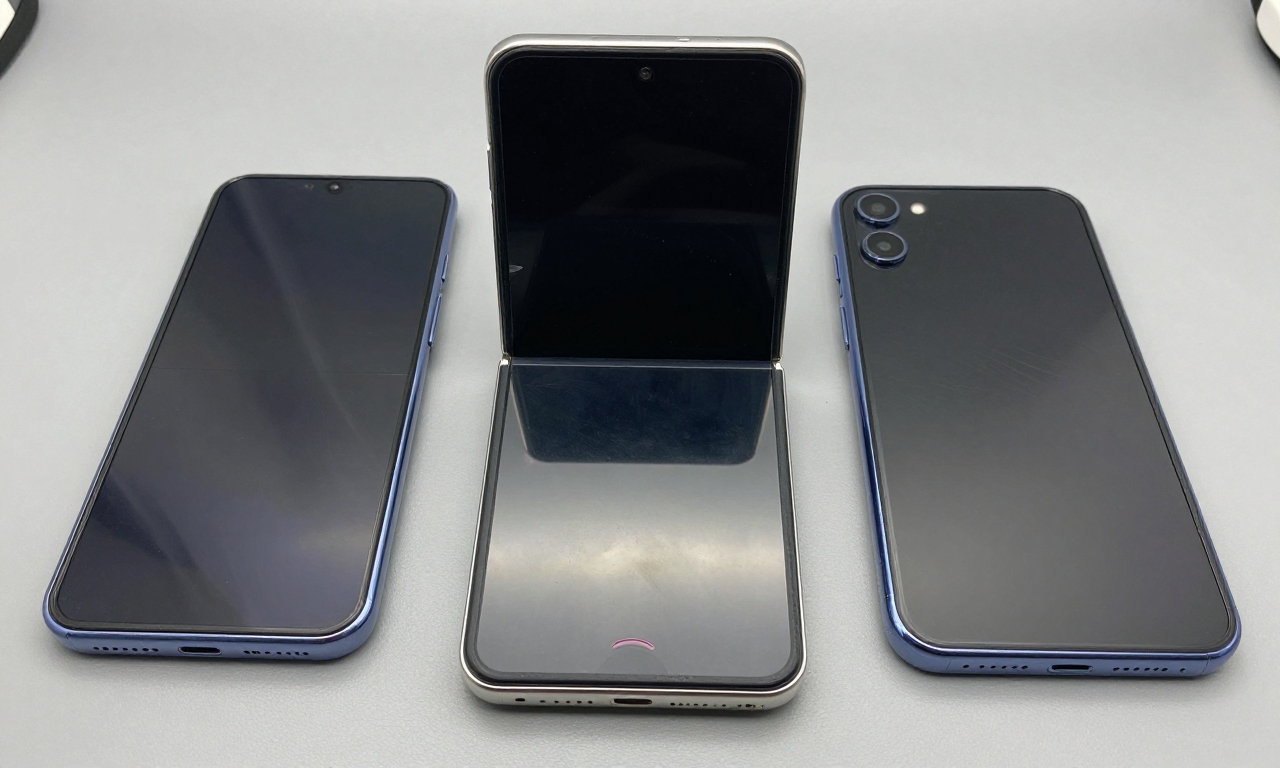 three foldable models after six months of testing