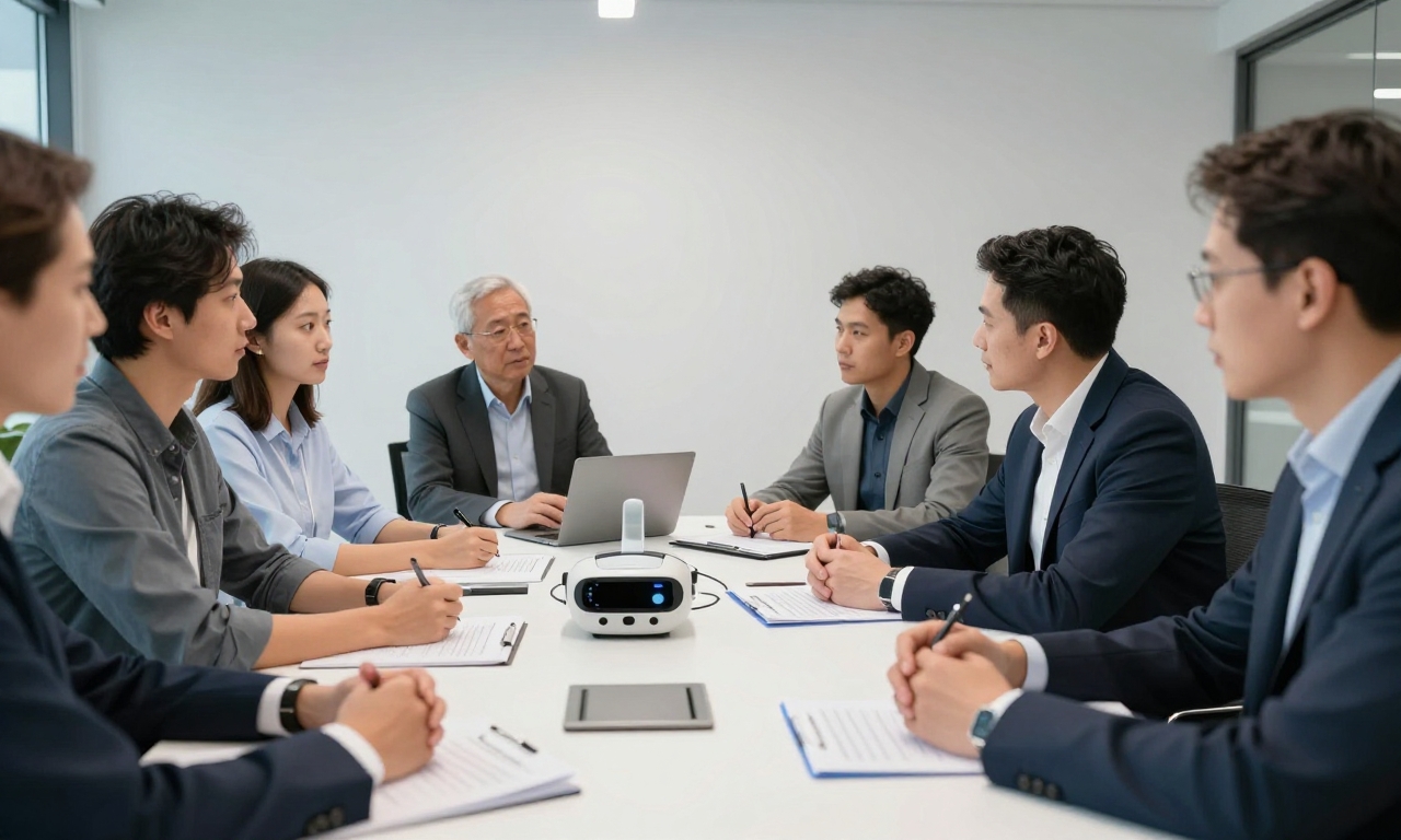 Professionals discussing neurotech industry standards