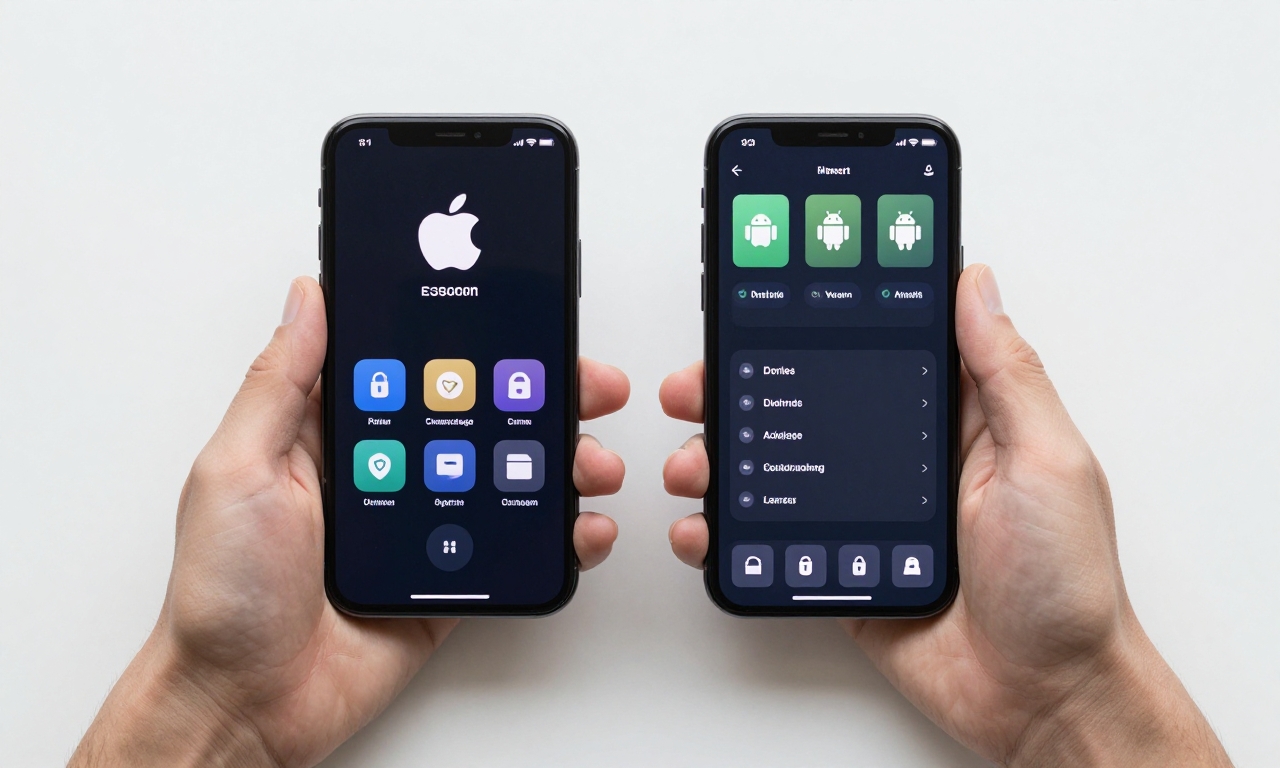 iOS and Android security configuration comparison