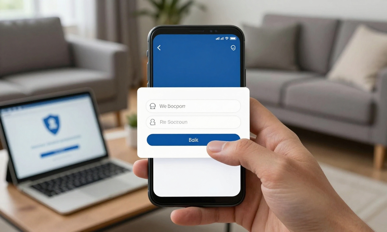 Android smartphone with permission requests and fake login overlay