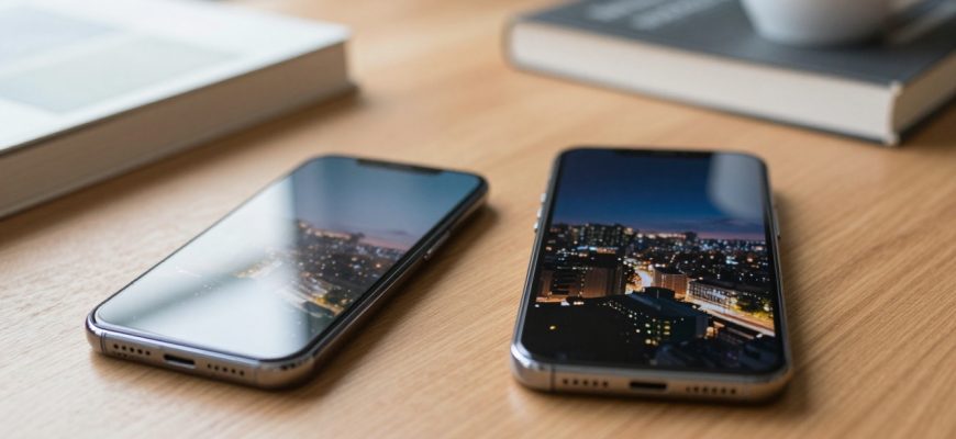iPhone 16 Pro and Samsung Galaxy S26 smartphones compared side by side