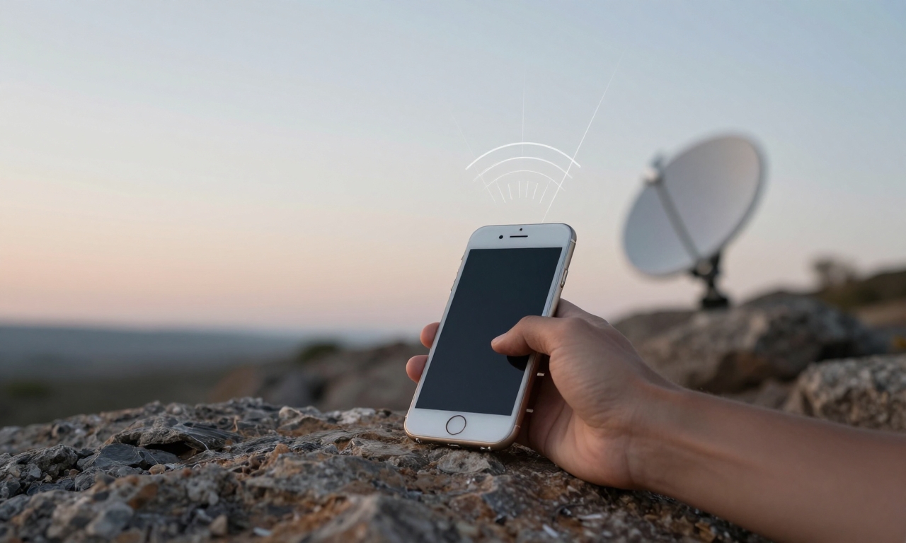 iPhone emergency SOS satellite call