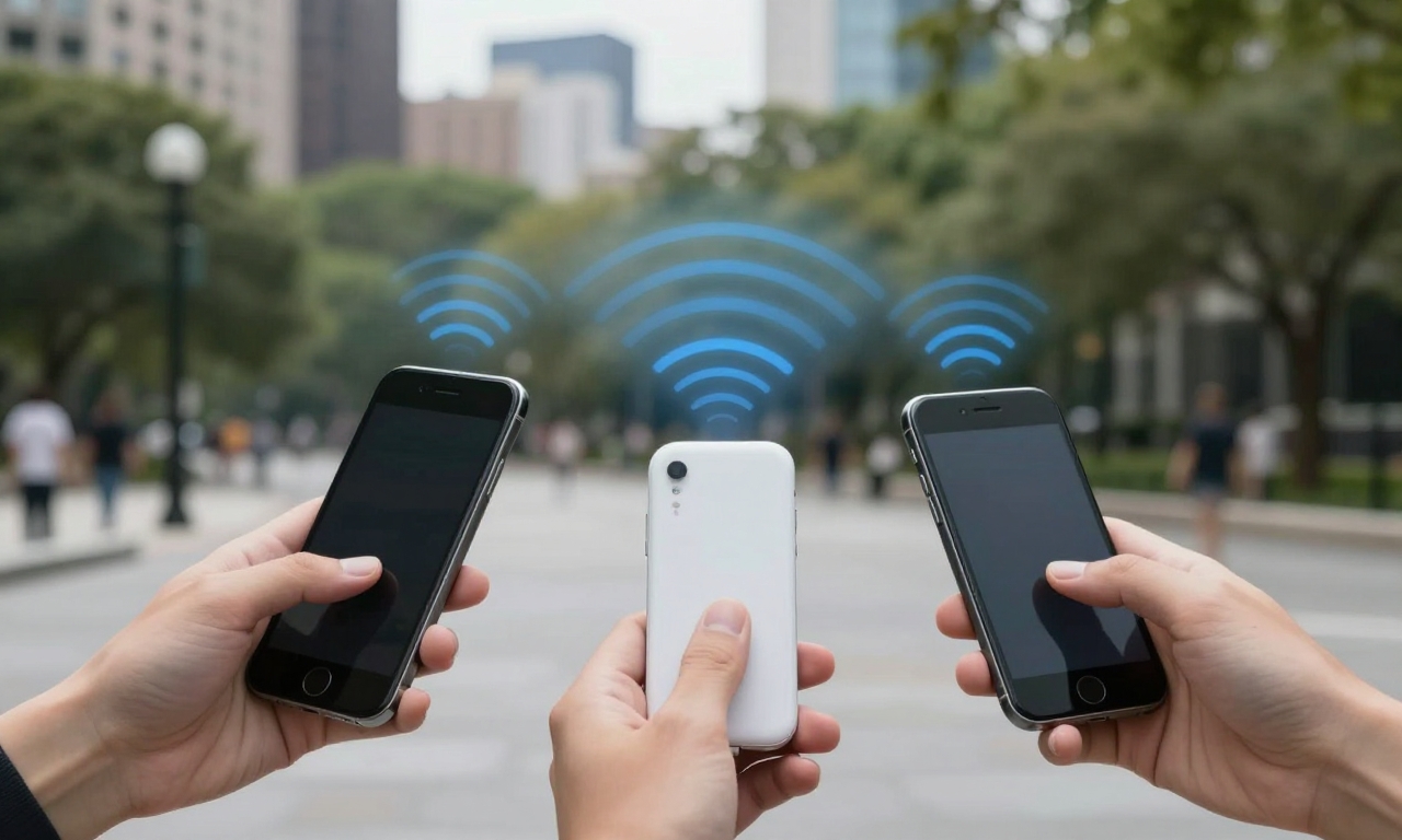 iPhone transmitting Find My network signal