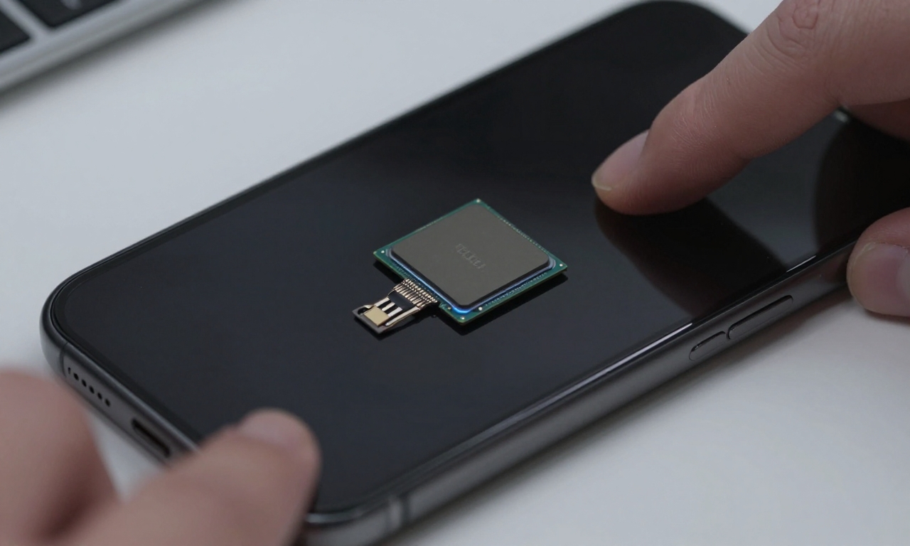 iPhone low-power chip internal view