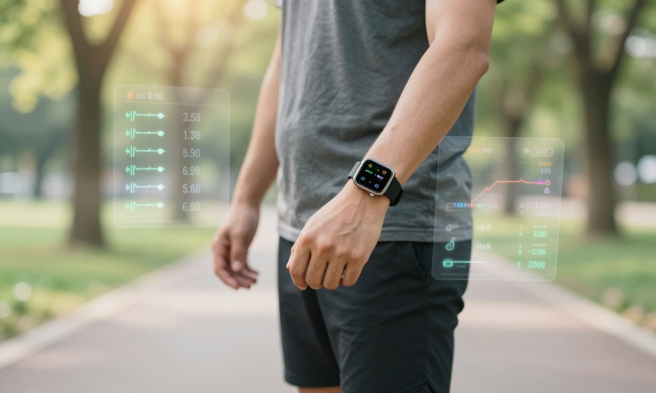 Person using wearable health data in daily life