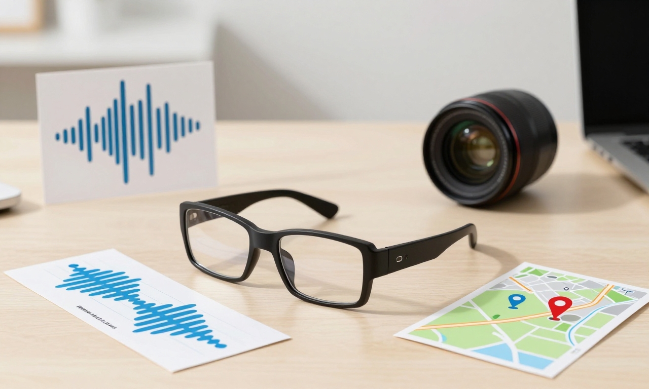 Smart glasses with data collection visualization