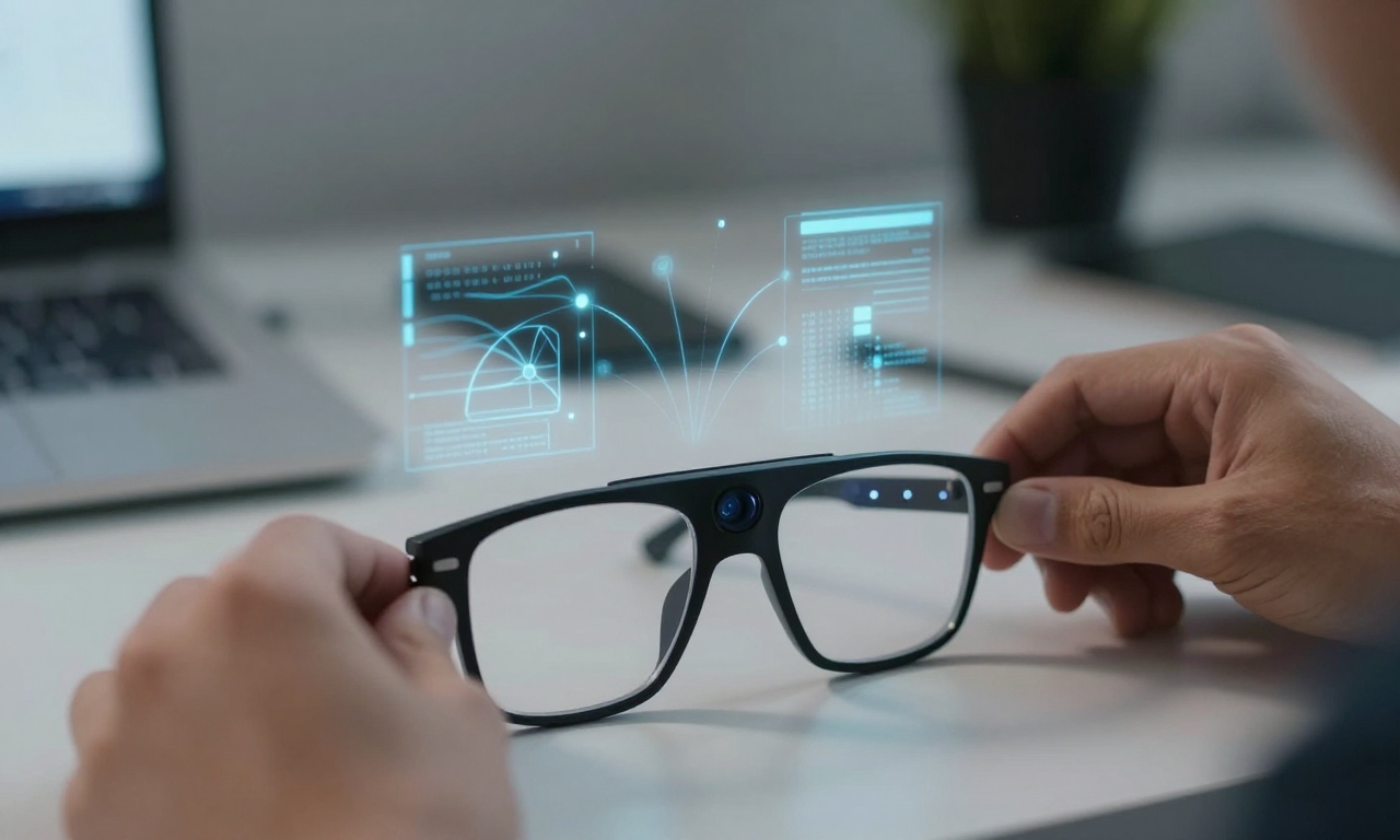 Smart glasses data collection visualization