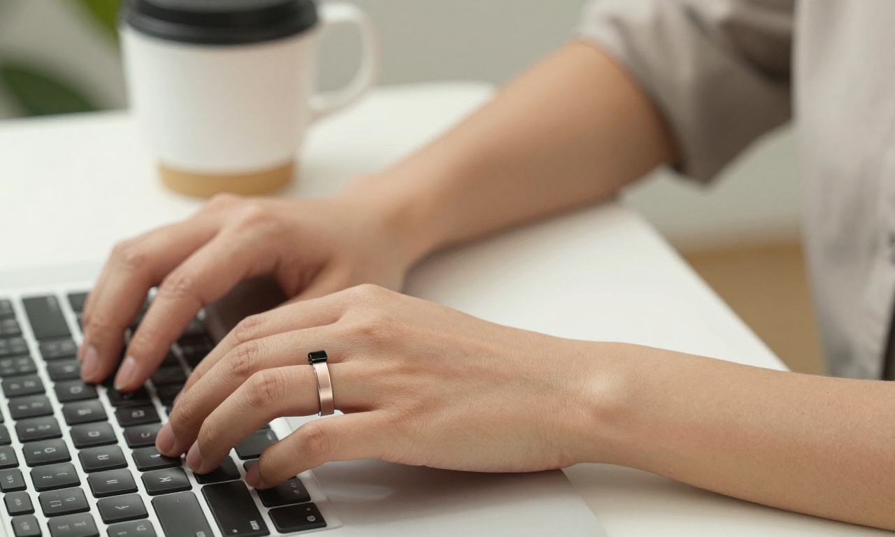 Smart ring worn continuously during daily activities