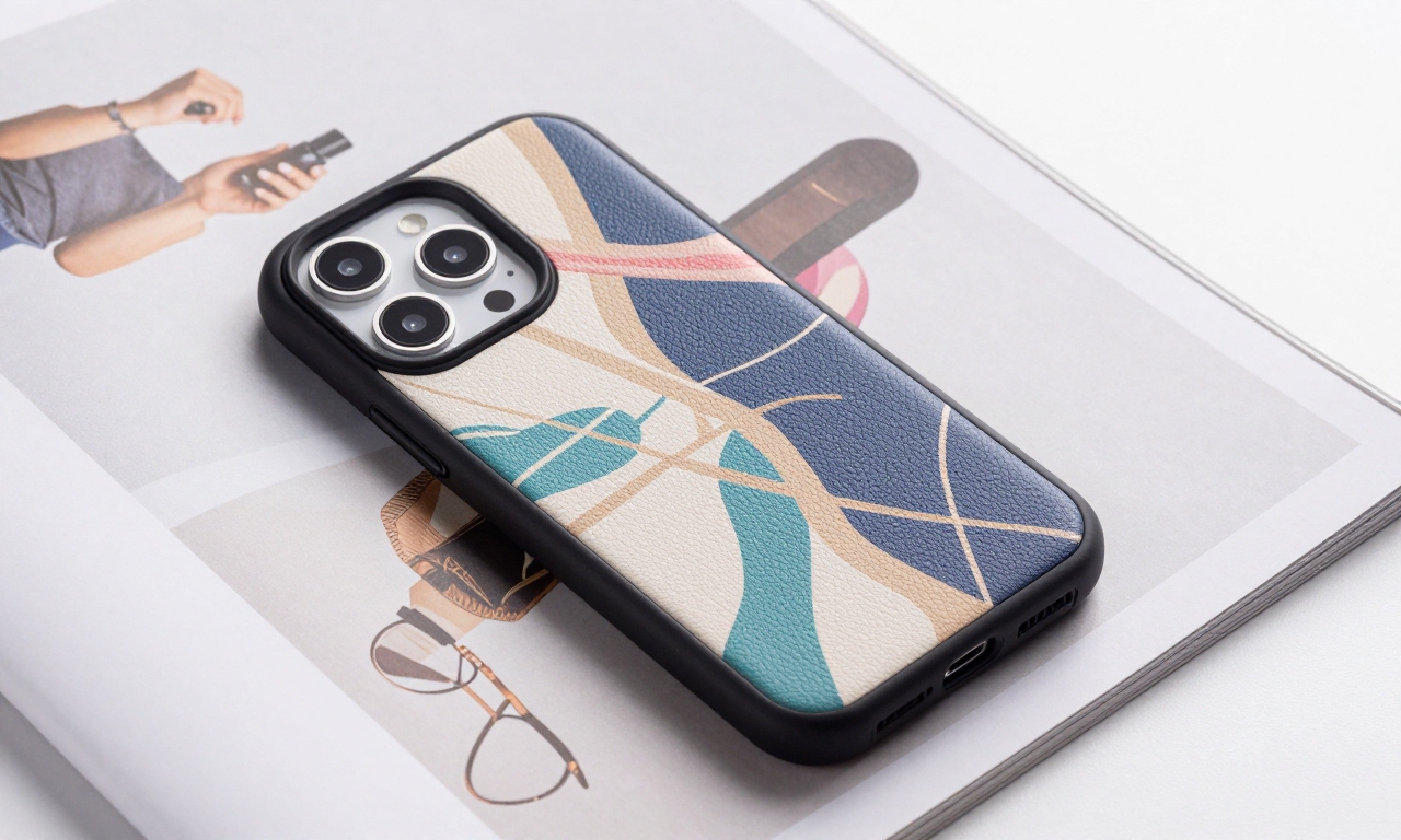 Stylish smartphone case with camera protection
