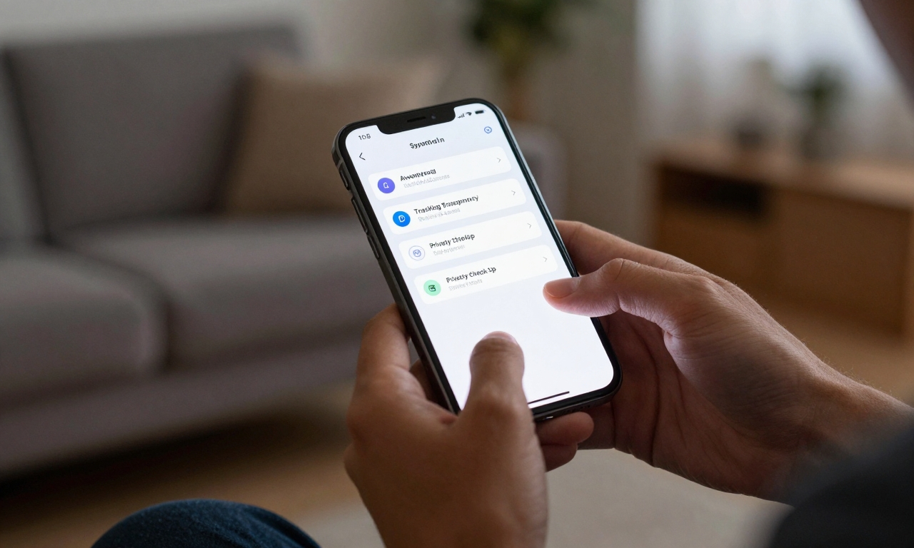 Adjusting smartphone privacy settings and controls