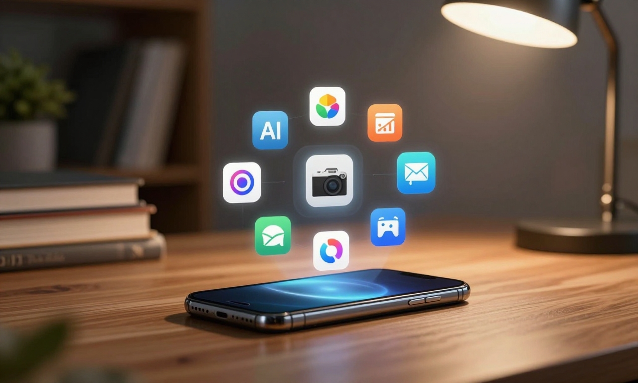 Smartphone running multiple AI and gaming applications