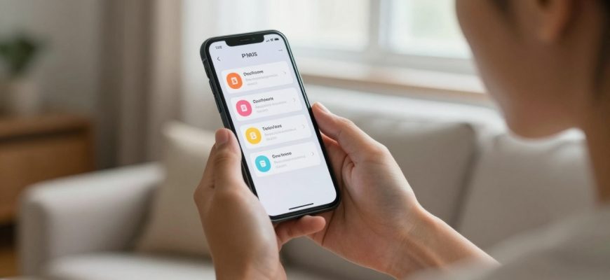 Person examining smartphone subscription notifications