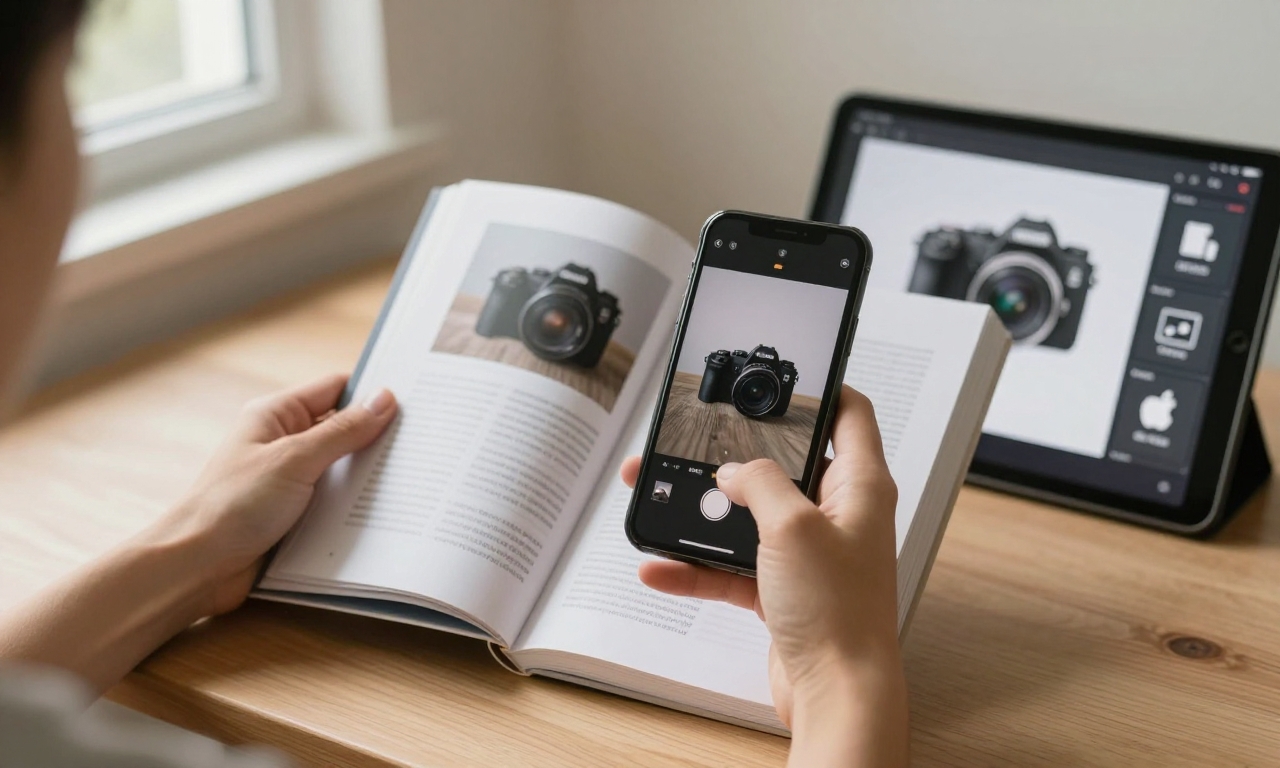 Person learning photography skills without subscriptions