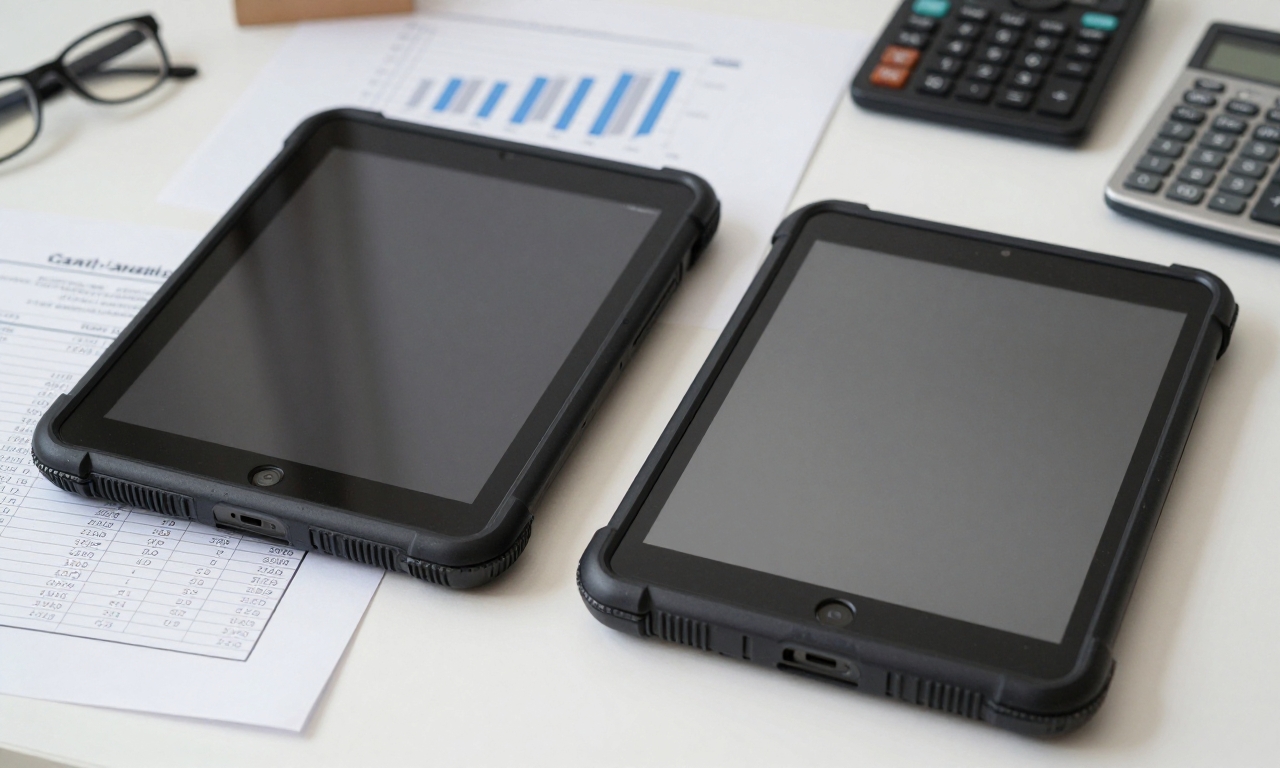Cost comparison between rugged and consumer tablets