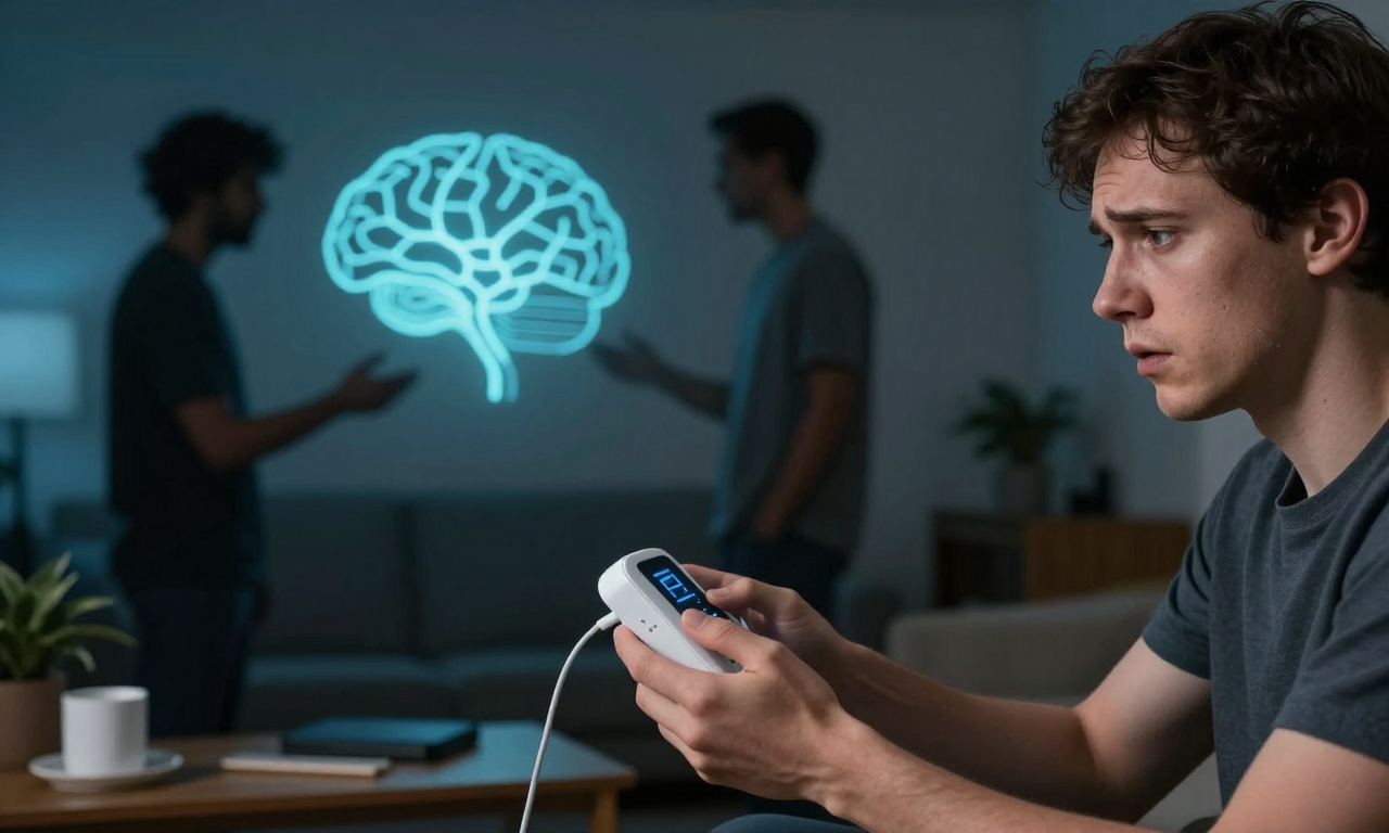 Person concerned about third-party data sharing risks