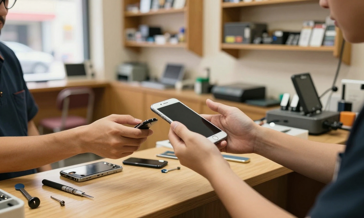 customer at independent repair shop