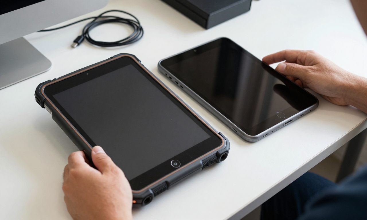 Rugged tablet design and usability comparison