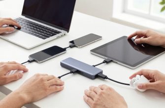 USB-C unified charging setup on modern desk