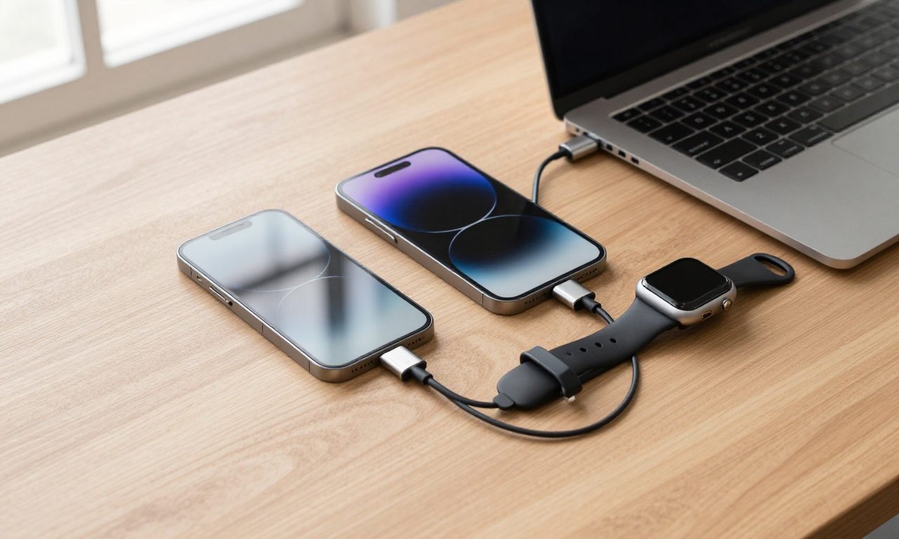 USB-C port with multiple compatible devices