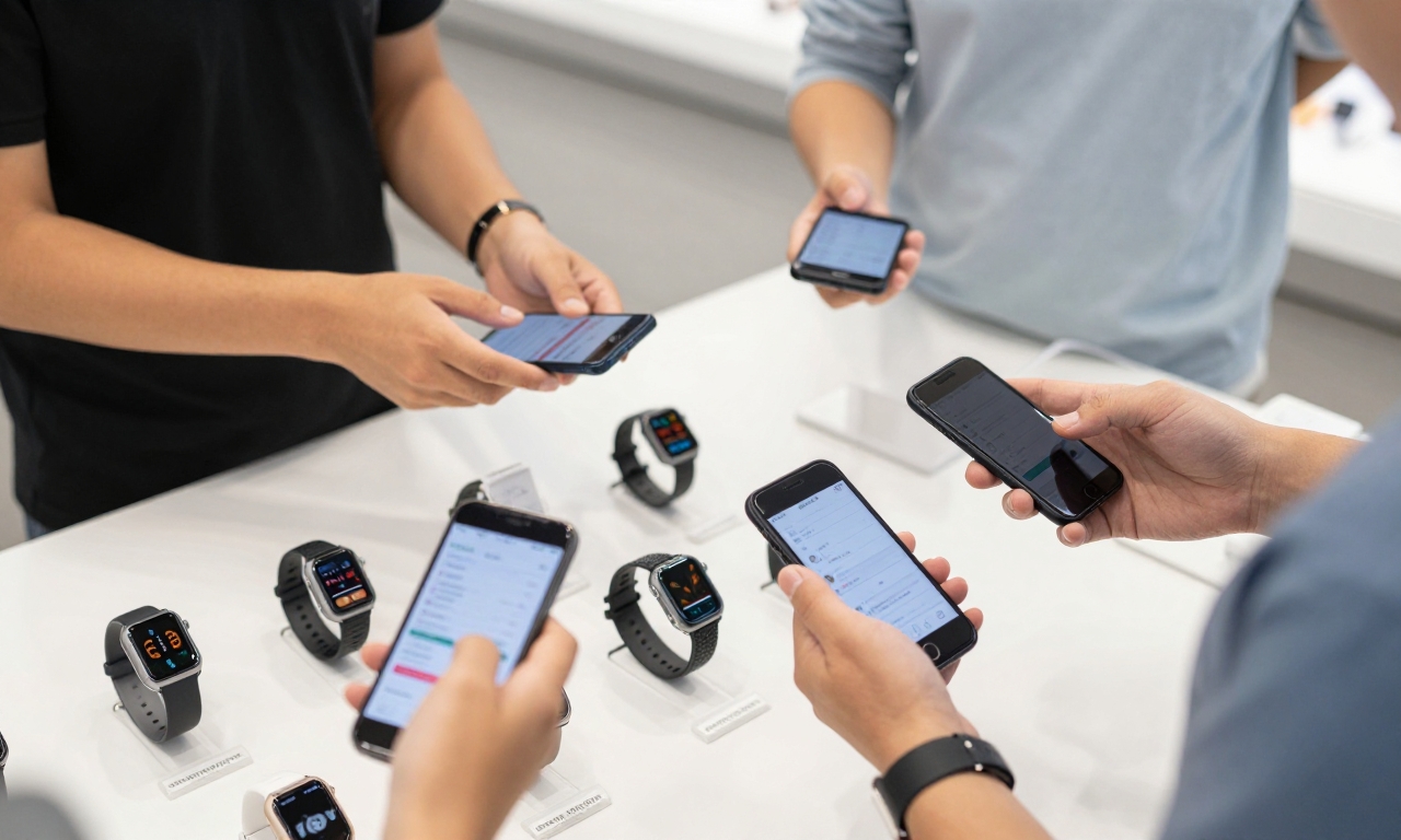 Consumers comparing wearable devices with data portability
