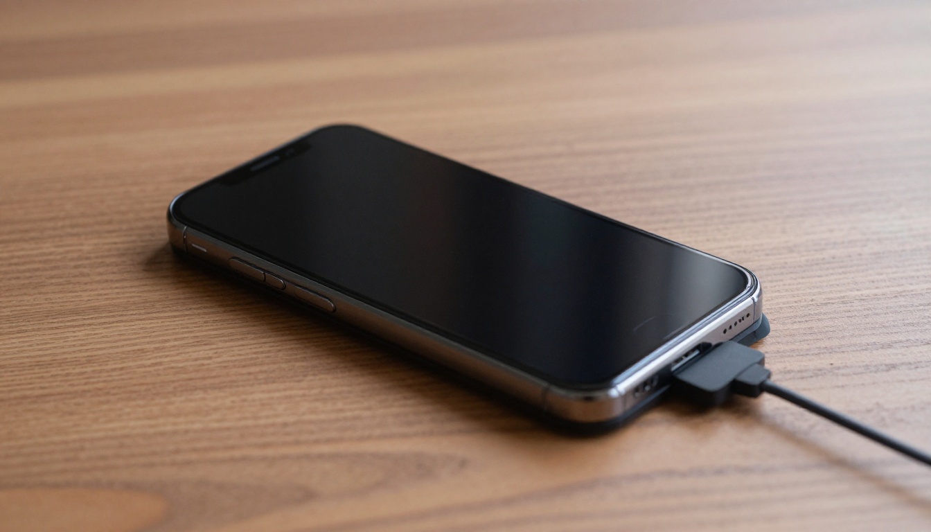 Small phone charging wirelessly